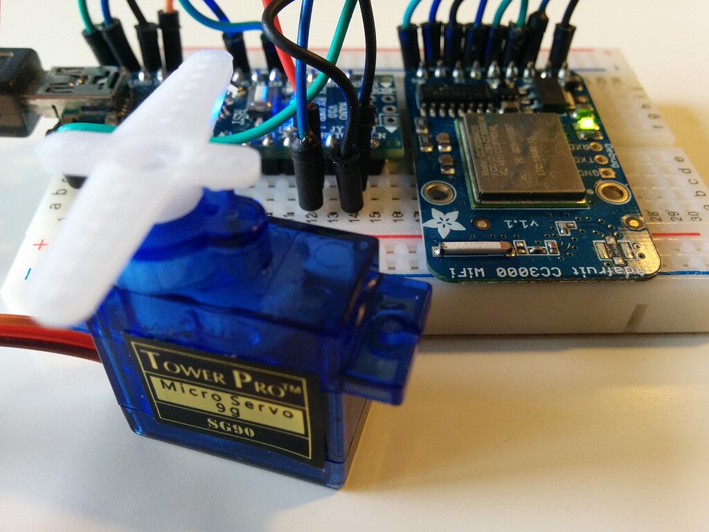 Remote Servo Control with Adafruit CC3000 HowTo The of